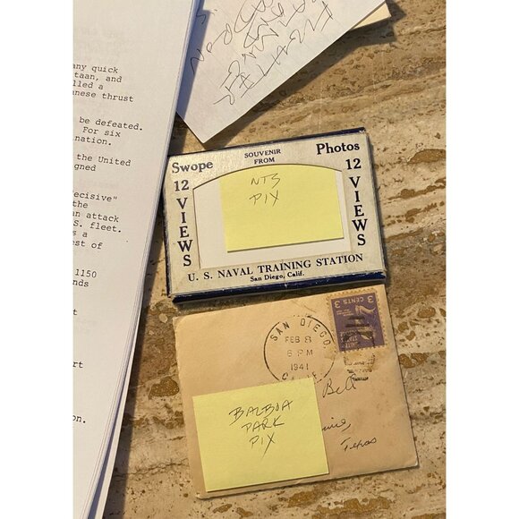 Vintage WWII Memorabilia Collection: Battle Of Midway & Pearl Harbor Documents P - Picture 2 of 7